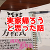 実家に帰ろうと思った話【日記】