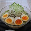 【中華居食屋 たまりば】味玉2個100円がお得すぎ。暑い時期にピッタリの冷製味噌ラーメン(佐伯区五日市)