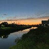朝の綾瀬川