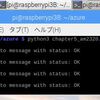 ラズベリーパイに接続した温度センサーの数値をAzureのクラウドストレージに保存してみました