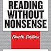 本　Reading Without Nonsense