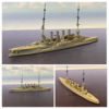 新着モデルのご紹介：ドイツ海軍装甲巡洋艦のモデル更新状況