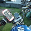 バイクにスマホホルダーをつけてみたらすごく便利だった