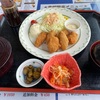 土曜日はゴルフ。ゴルフ飯は「カキフライ定食」