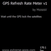 GPS Refresh Rate Meterを入れてみた