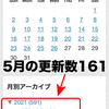 月間更新数、未知の領域に突入！