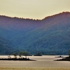 湖の島めぐりしてみたいなってね／福島県桧原湖にて