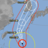 台風９号接近中