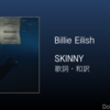 【歌詞・和訳】Billie Eilish / SKINNY / ビリー・アイリッシュ / スキニー