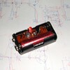 1.5V乾電池一本による、赤色LED点滅回路を工作してみた