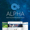 WordPress テーマ 最近の傾向 ALPHA2を使ってみた 