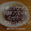 1293食目「小倉の代わりに発酵アズキをのせたらなんて呼べばいいの？」発酵アズキをトーストにのせてみた