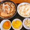 そば政【蕎麦政】（足立区南花畑 六町駅）温肉そば＋卵＋ライス（半分）