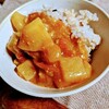 介護研修と大根カレー（大根大量消費）