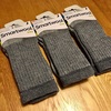 「無印良品 オーガニックコットン混足なり直角 厚地パイル靴下」からの買い替え。【Smartwool ハイクミディアムクルー】