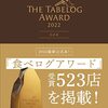 The Tabelog Award 2022 公式本