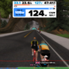 久しぶりのローラーして筋肉痛ぎみ（zwift）【ロードバイク】