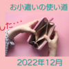 共働き主婦のお小遣い使い道　2022年12月 美容にグルメに使いまくりの月