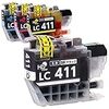 【日本人技術者監修】 インクのチップス ブラザー(brother)用 LC411シリーズ LC411-4PK 4色セット 互換インクカートリッジ 残量表示対応 対応機種:DCP-J526N DCP-J914N DCP-J926N-W DCP-J926N-B DCP-J1800N MFC-J739DN MFC-J904N MFC-J739DWN MFC-J939DN MFC-J939DWN セット内容:LC411BK ブラック LC411C シアン LC411M マゼンタ LC411Y イエロー