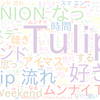 　Twitterキーワード[Tulip]　11/23_17:06から60分のつぶやき雲