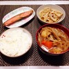 鮭塩焼き、れんこんのきんぴら、みそ汁