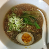 中華そば わたなべで背脂入りラーメン（浅草）