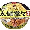  日清 太麺堂々 極味 濃厚ゆず魚介豚骨醤油ラーメン 極太ストレート麺 １９８円