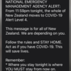 New Zealand Lockdown