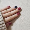 いつぶりか、のセルフネイル💅