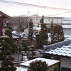 わずかに積雪あり、雪模様の一日でした。