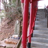 曩祖神社の境内社 若光稲荷神社の参道脇にまつられる庚申塔　福岡県飯塚市宮町