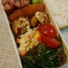 一時間寝坊市販カニクリームコロッケ＆たこ焼き弁当