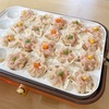 たこ焼き機でシュウマイパーティー⭐️