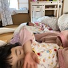 4歳と0歳　1月14日　初笑顔撮影