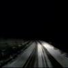 令和7年12月5日・雪残る雪の道（標高１２００ｍ・小島峠（おしまとうげ）の積雪状況