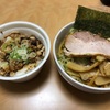 特製油そば 特製炙りチャーシュー丼