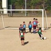 サッカー交流大会。