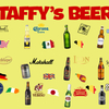 TAFFYのビールの種類はこんな感じ！