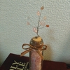 ローズクォーツのさざれ石の飾り物　Ornament of Rose quarttz pebbles