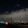 新木場駅ホームからの夜景