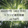 【トラリピ月次報告】2022年7月の利益は4,718円でした！