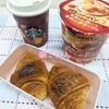 ミニスイートクロワッサンと玉子炒飯おにぎり