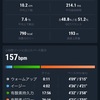 【EペースJog】13km Ave 4'25/km 奇跡的に2日連続で練習