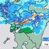 梅雨前線が九州北部付近に停滞