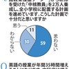 次期学習指導要領案へのパブリックコメントを