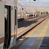 存在感ある大垣駅のホーム　