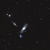 ＮＧＣ５５６６＋ＮＧＣ５５６０：おとめ座の銀河群（Arp286）