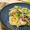 簡単！！きのことベーコンの塩麹パスタの作り方／レシピ