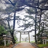 雨降りの中神社へ