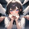 hands up (手を上げる) by Animagine XL V3.1